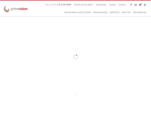 Tablet Screenshot of primevision.com